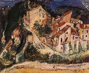 Chaim Soutine Landscape of Cagnes oil painting artist